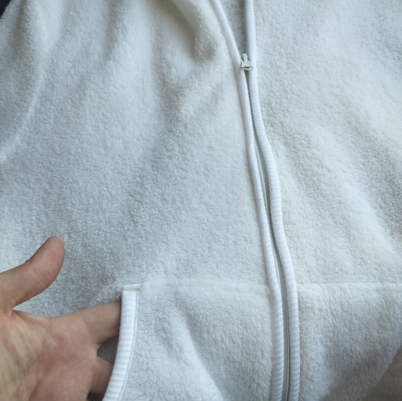Large plush cozy jacket used great condition - Picture 3 of 6